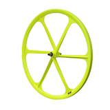 700c Fixie Single Speed Road Bike Wheel Front Yellow